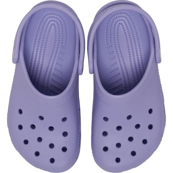 NWT Crocs Unisex Classic Clogs (Little Kid/Big Kid) Mystic Purple 1 Medium - Picture 5 of 6